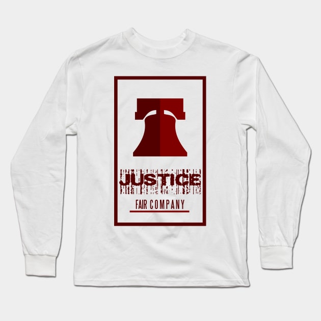 justice-fair company Long Sleeve T-Shirt by taniplusshop